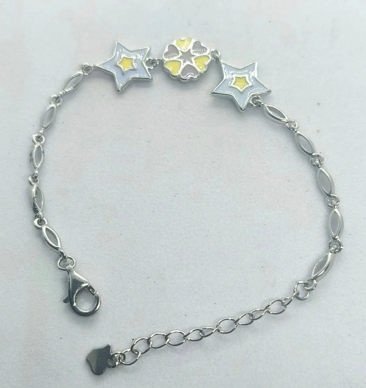 Star Charm Silver Bracelet (AVSBR-041) view 2