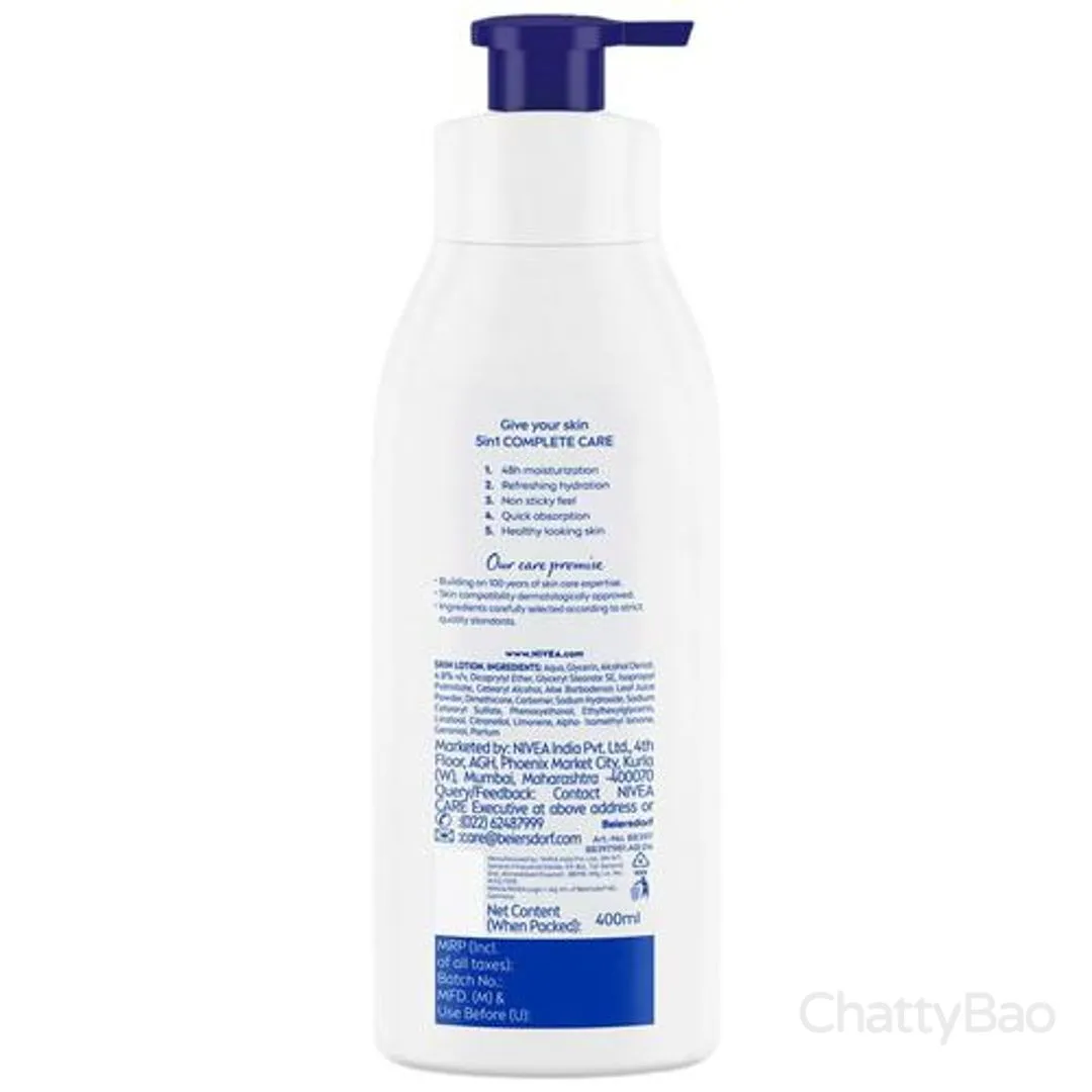 Nivea Body Lotion - Aloe Hydration For Normal Skin 400 ml view 2