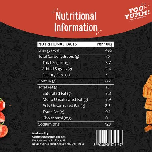 Too Yumm Multigrain Chips - Tangy Tomato 45 g view 3