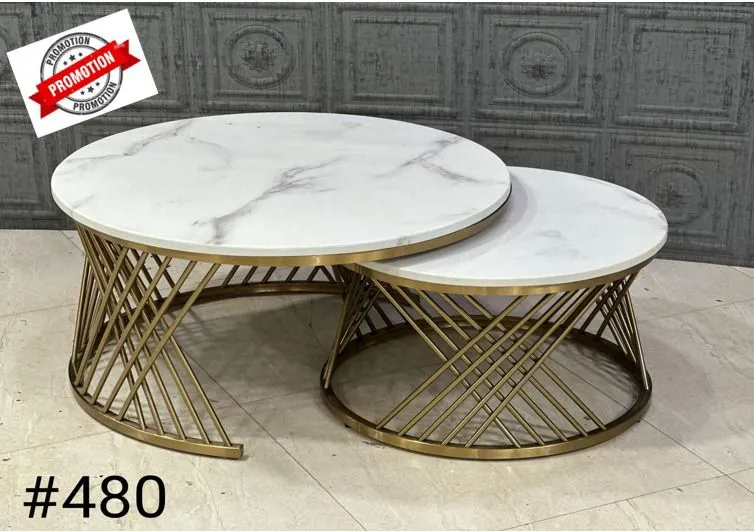 Gold Finish Centre Table