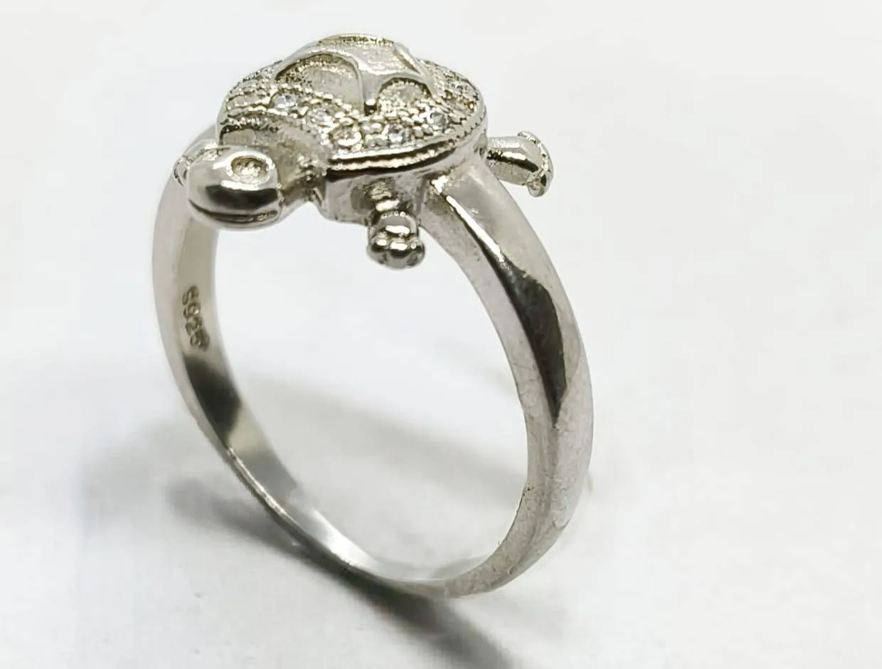 Turtle Silver Ring (AVSLR-17) view 3