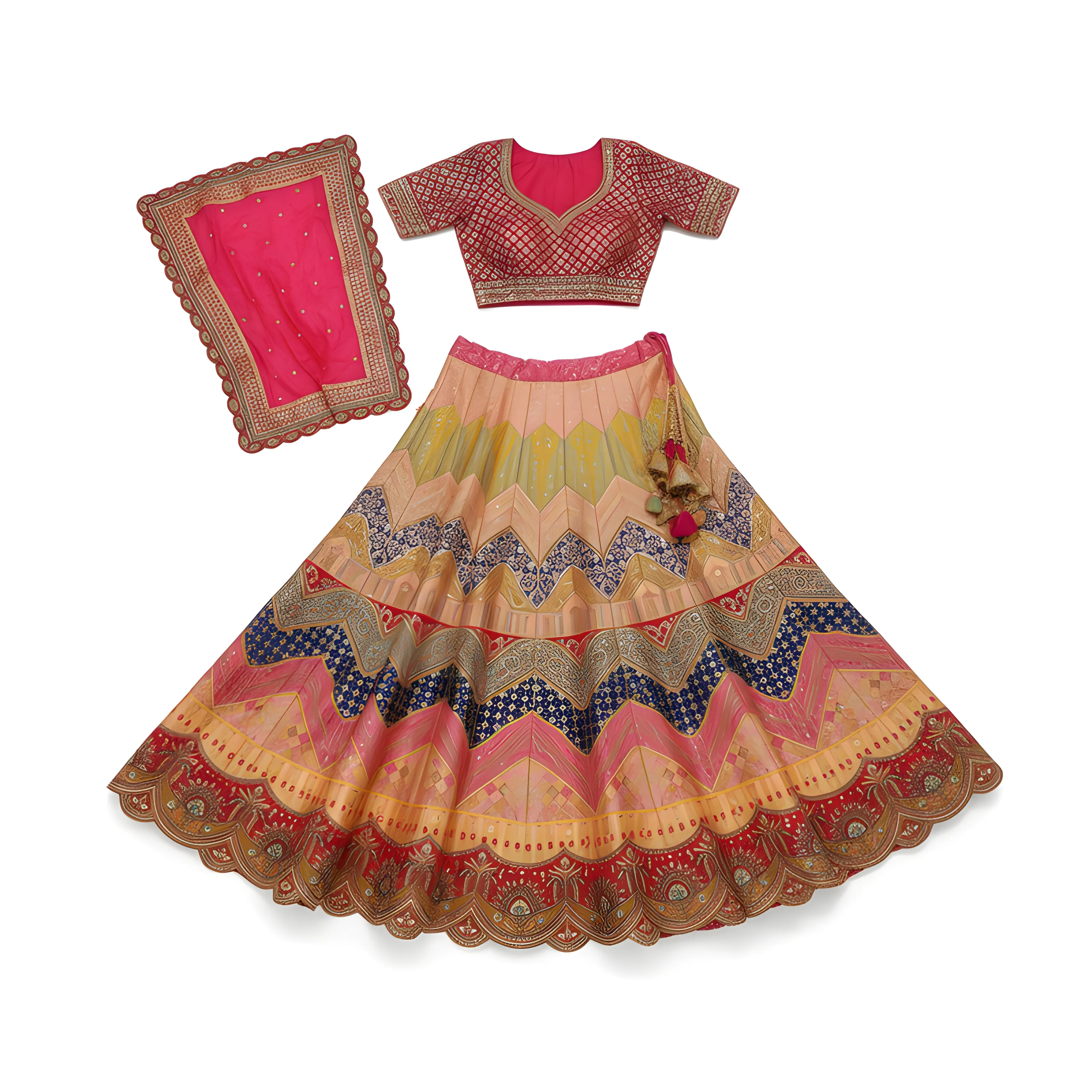 The Mirror Story (14) Alok Textile Lehnga750 view 2