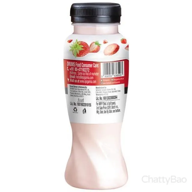 Epigamia Greek Yogurt Smoothie - Strawberry 180 ml view 2