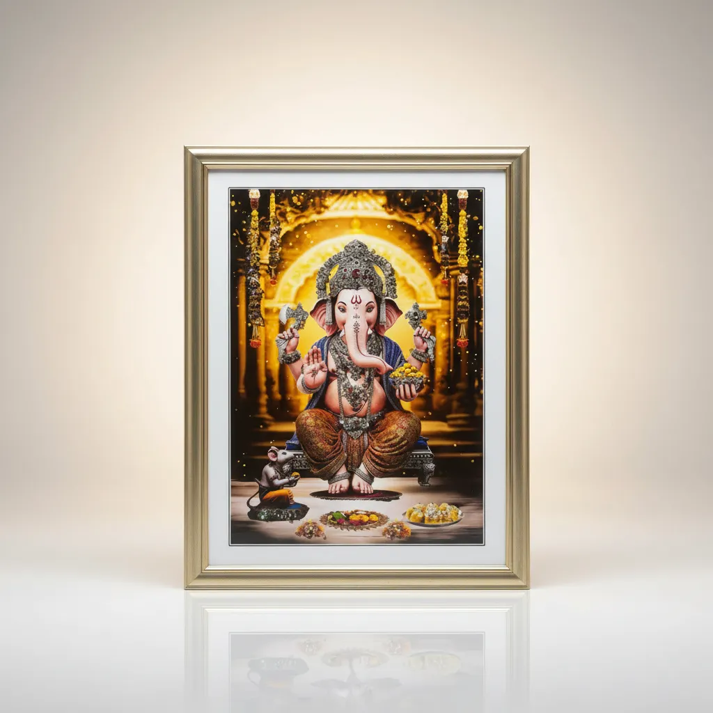 Framed Ganesha Artwork