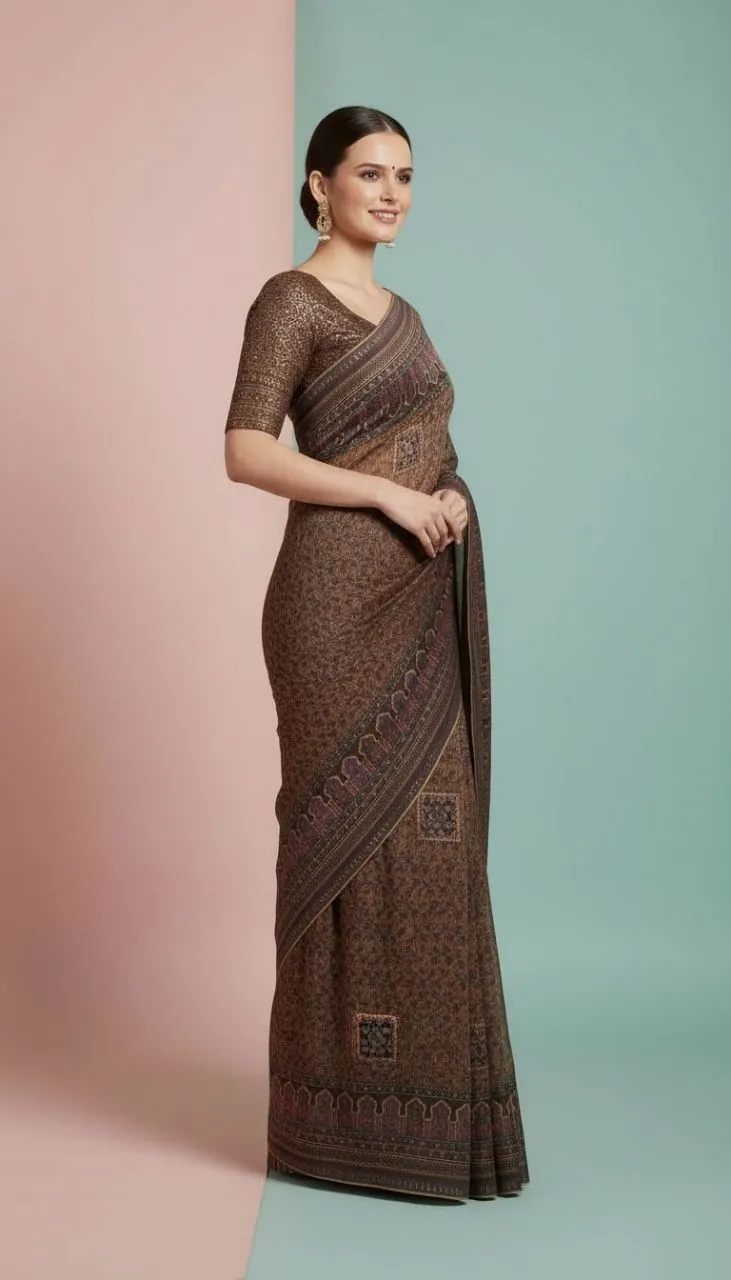 Elegant Printed Dupatta view 5