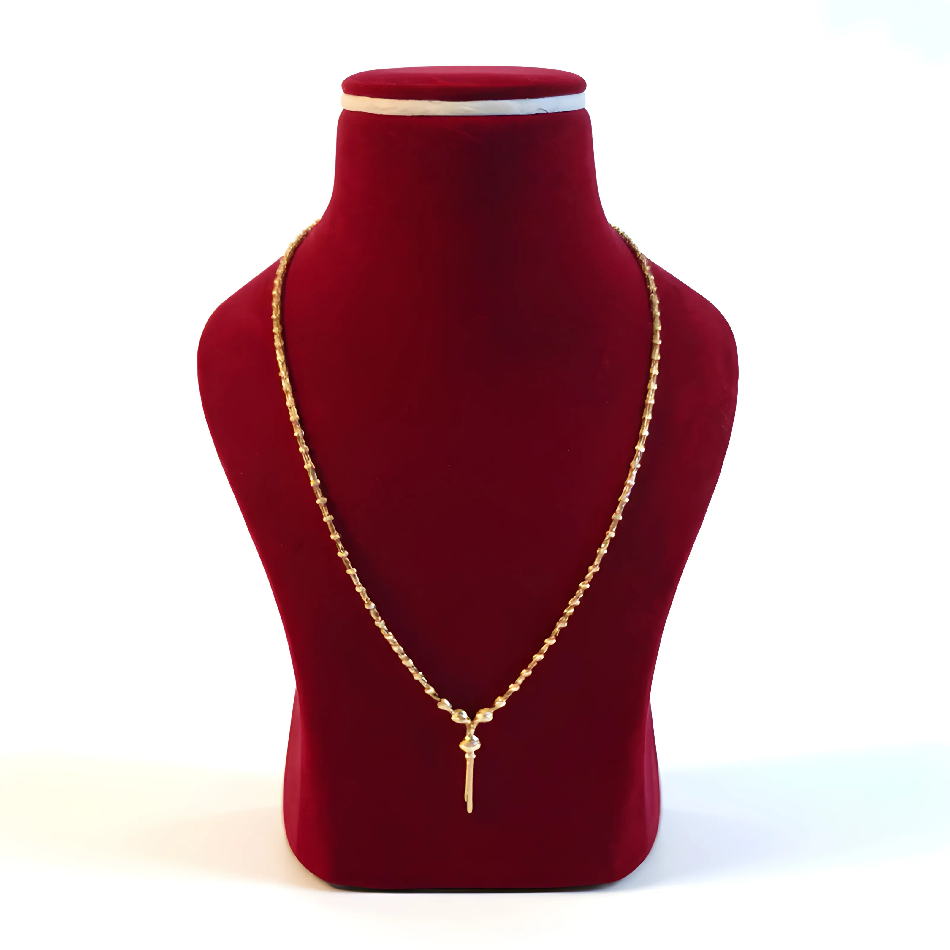 Gold Pendant Necklace view 2
