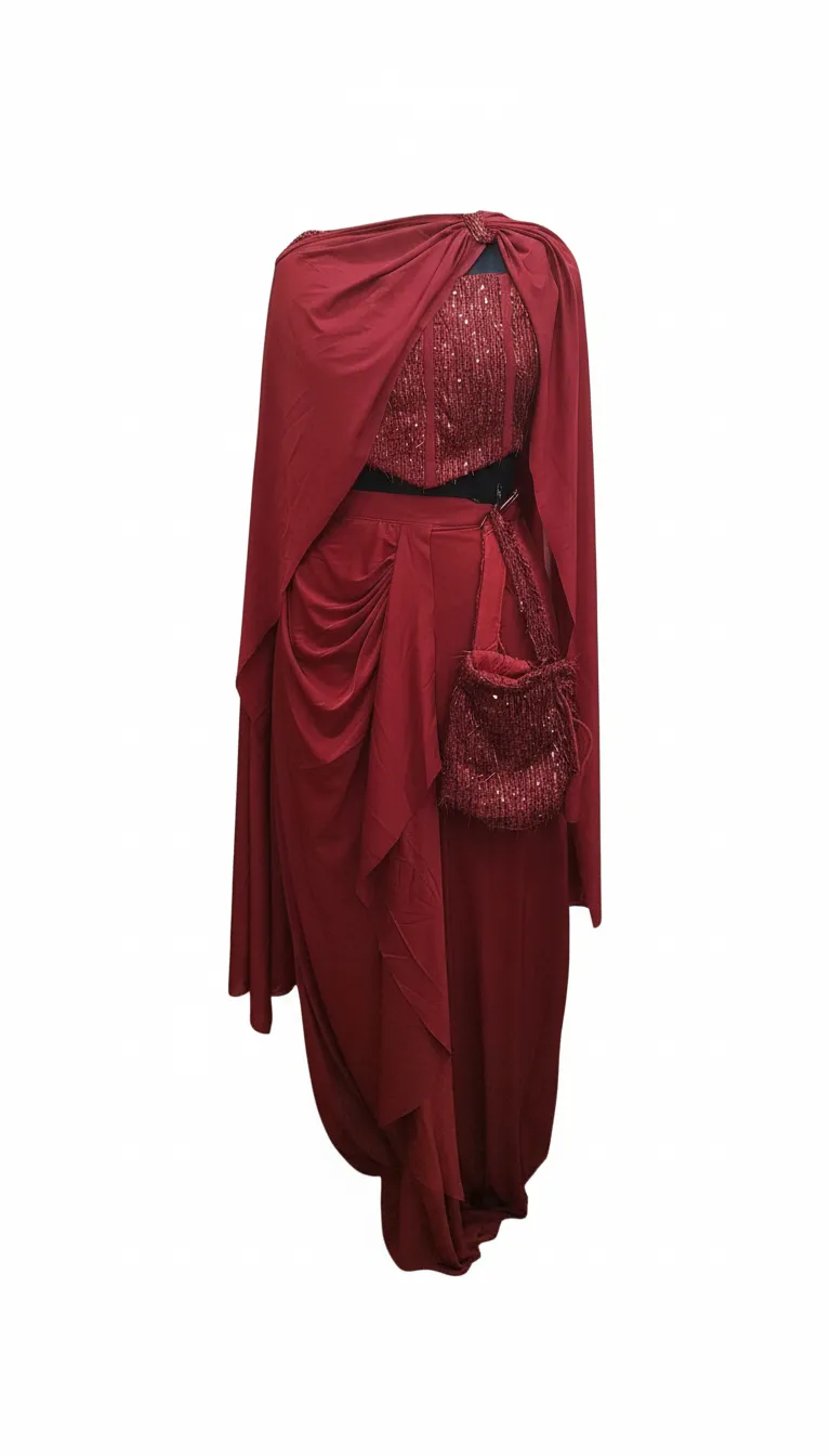 PariDhan Designer Draped Saree view 2