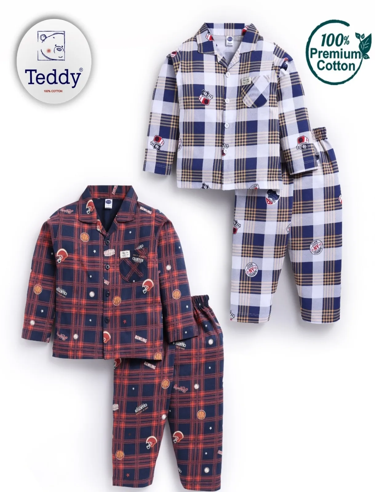 Teddy Kids Night Suit view 2