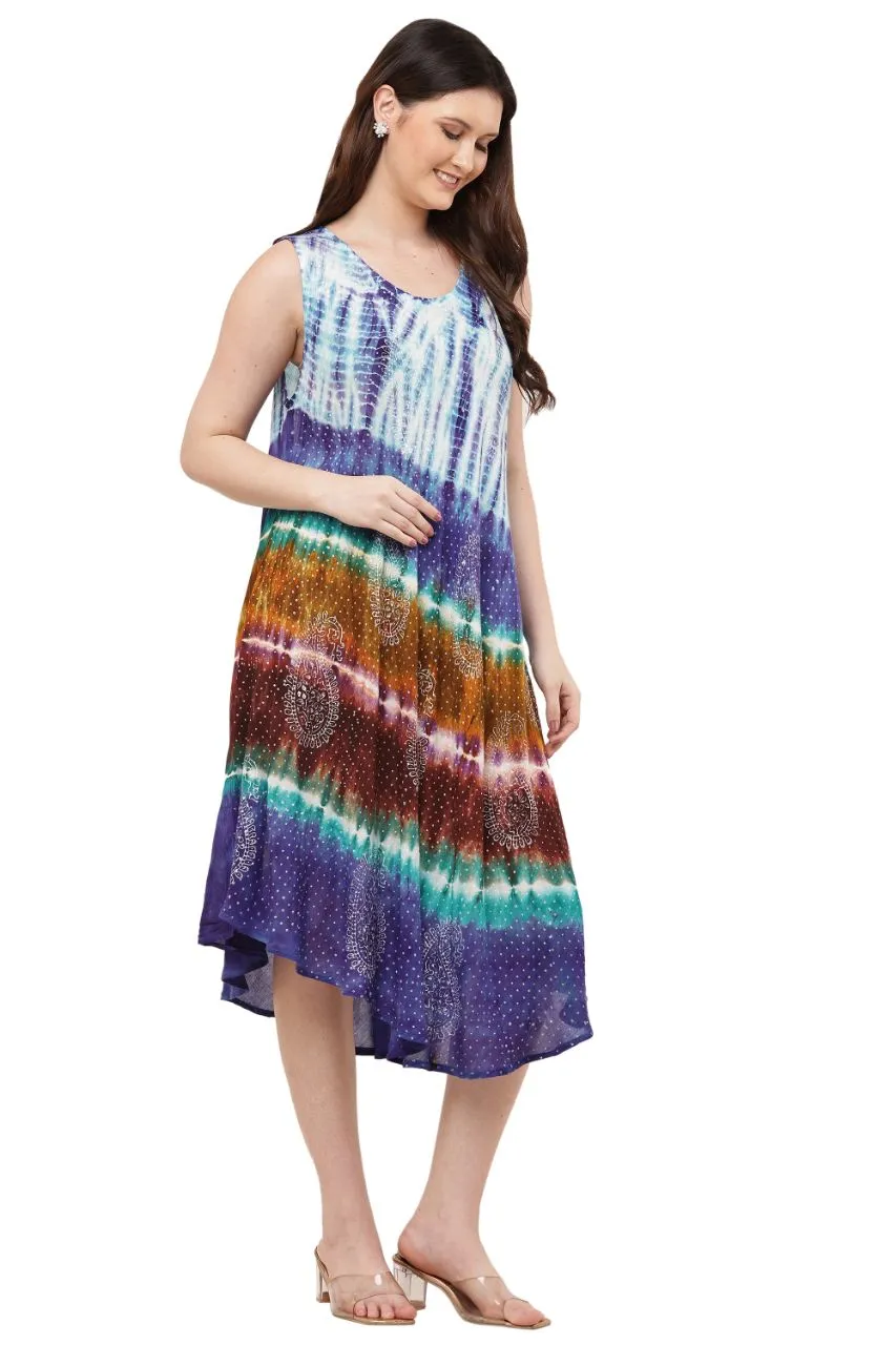 Tie-Dye Midi Dress view 2