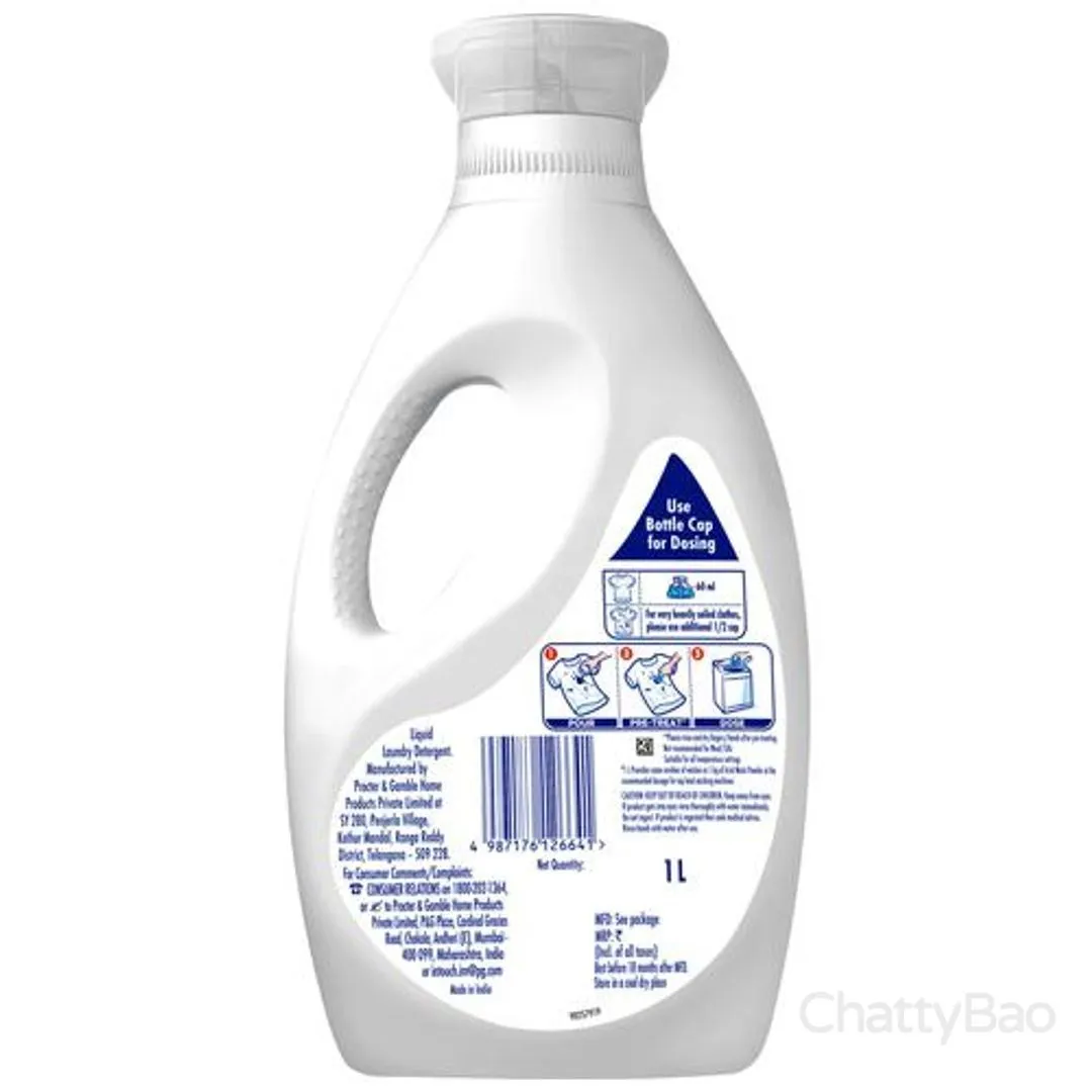 Ariel Matic Liquid Detergent Top Load 1 L view 2