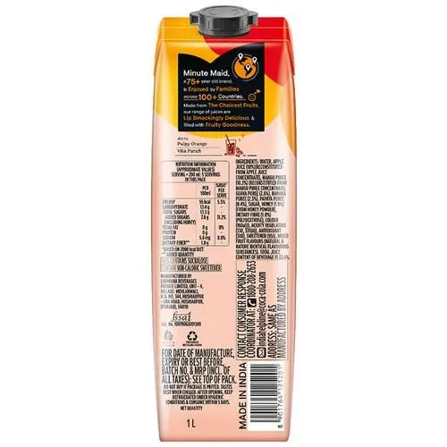 Minute Maid Mixed Fruit Juice - Honey Infused 1 L view 2