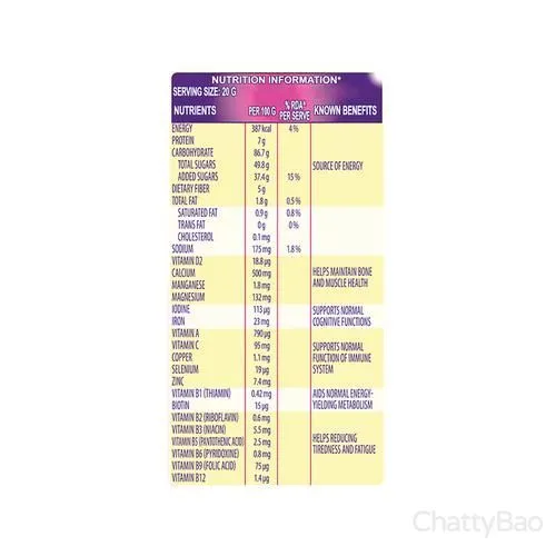 Cadbury Bournvita Chocolate Nutrition Drink Jar 200 g view 3