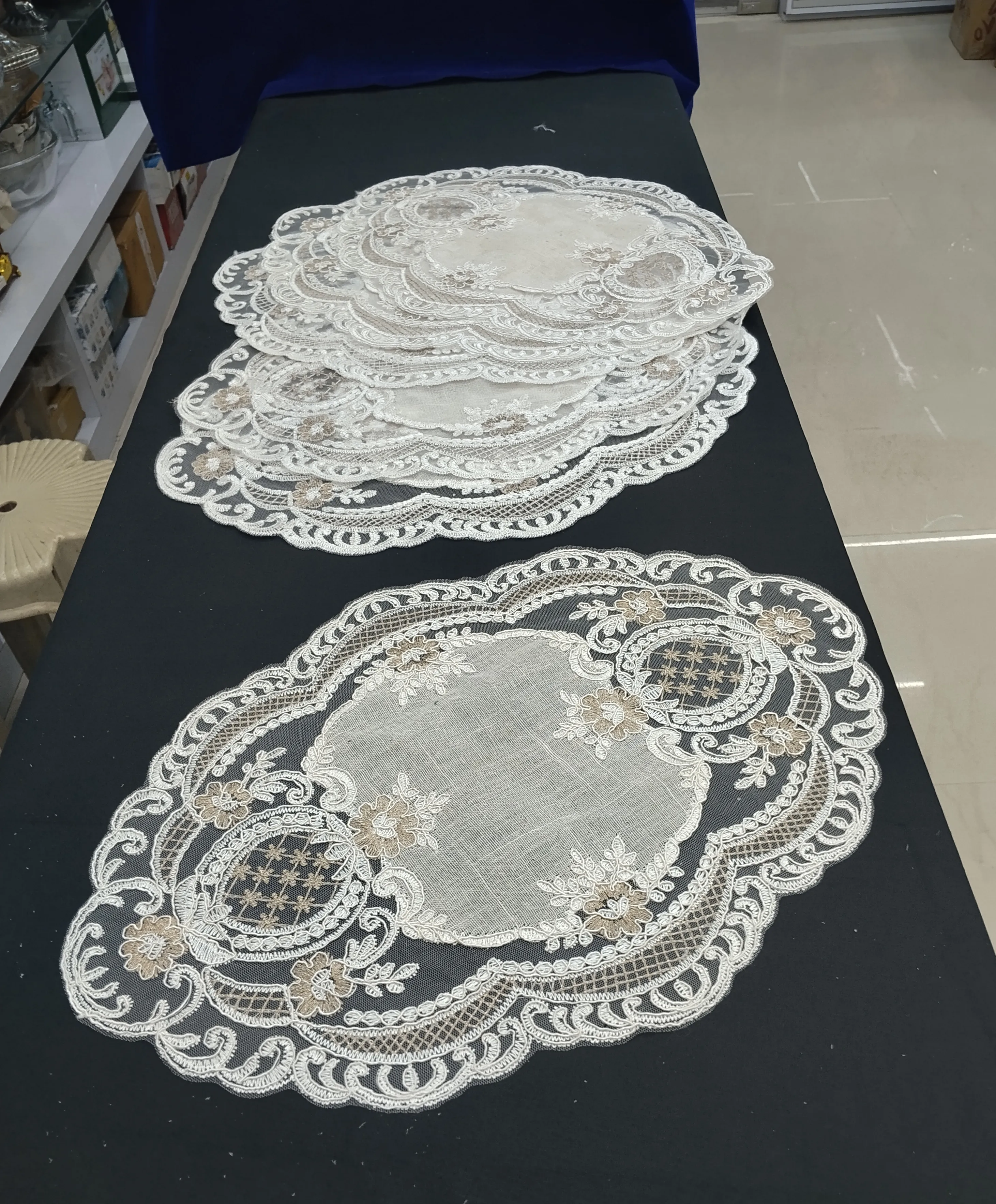 Lace Table Mats 6 Piece view 2