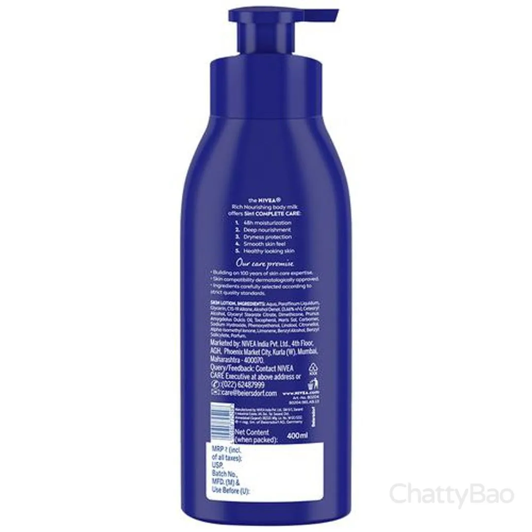 Nivea Body Milk Nourishing Lotion - Very Dry Skin 400 ml view 2