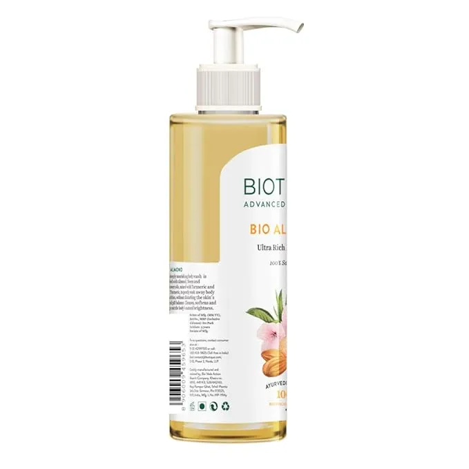 Biotique Almond Oil Ultra Rich Body Wash 200 ml view 2