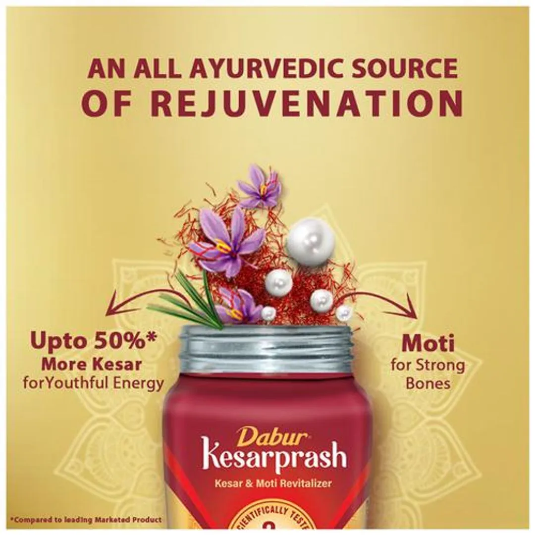 Dabur Kesarprash With Moti Revitalizer 450 g view 4