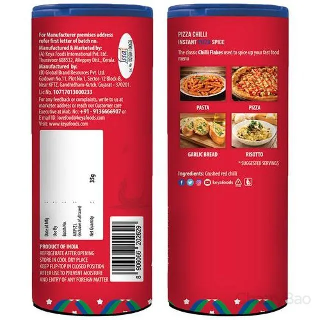 Keya Pizza Chilli Flakes 35 g view 2