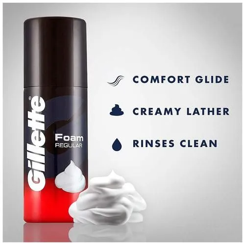 Gillette Pre Shave Foam Classic Regular 196 g view 2
