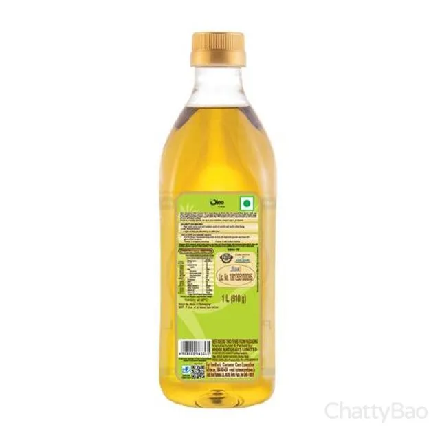 Oleev Pomace Olive Oil Bottle 1 L view 2