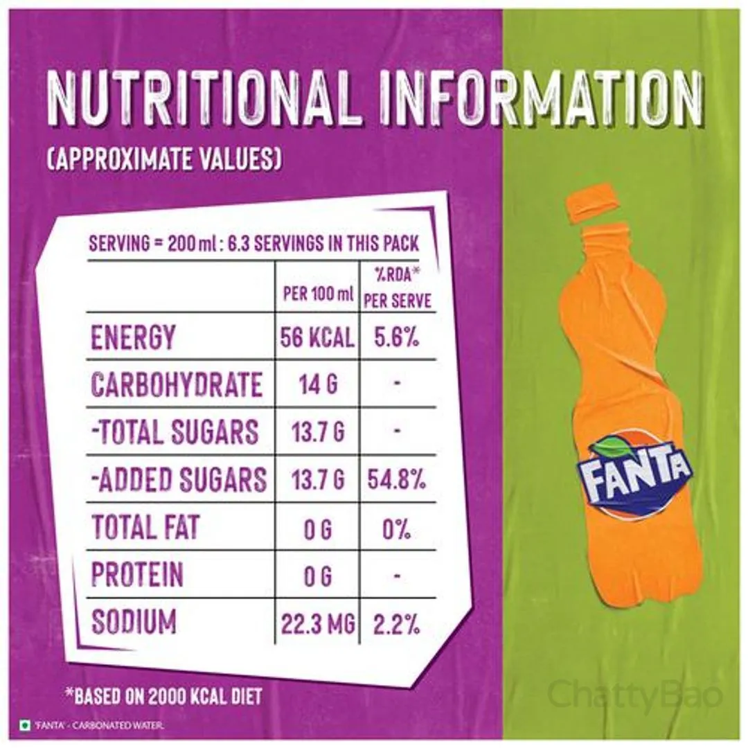 Fanta Soft Drink 1.25 L view 4