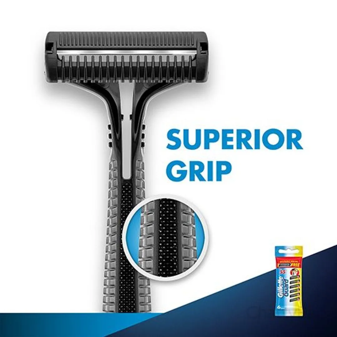 Gillette Guard Shaving Razor Blade Cartridges 6 Pieces view 3