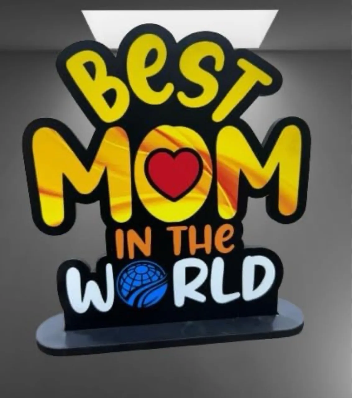 Best Mom in the World Wooden Decor view 3
