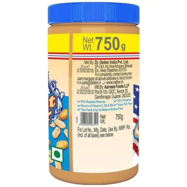 Dr. Oetker Funfoods Peanut Butter Crunchy 750 g view 2