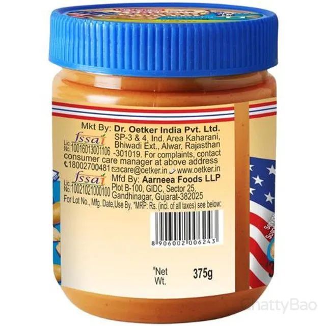 Dr. Oetker FunFoods Peanut Butter Crunchy 375 g view 2
