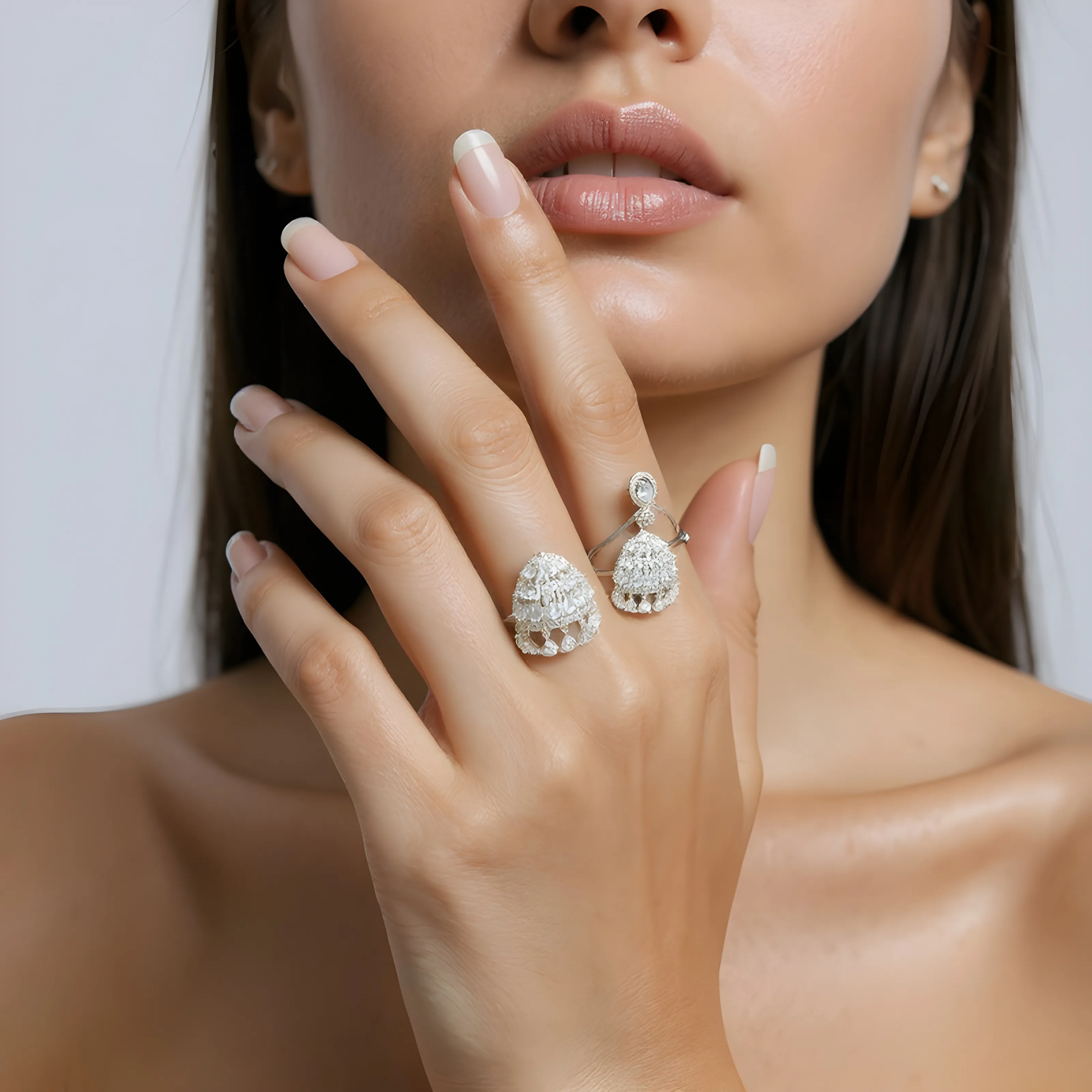 Crystal Chandelier Earrings view 2