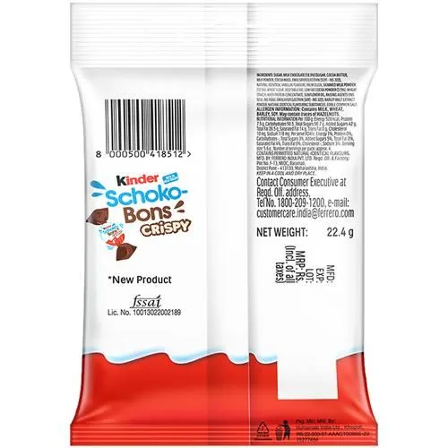 Kinder Schoko Bons Crispy Milky & Cocoa 22.4 g view 2