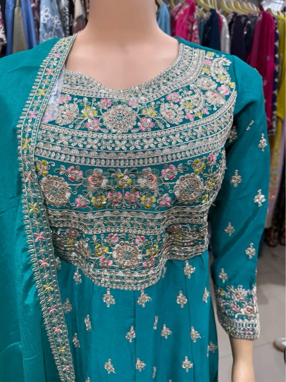 Silk Premium Anarkali view 2