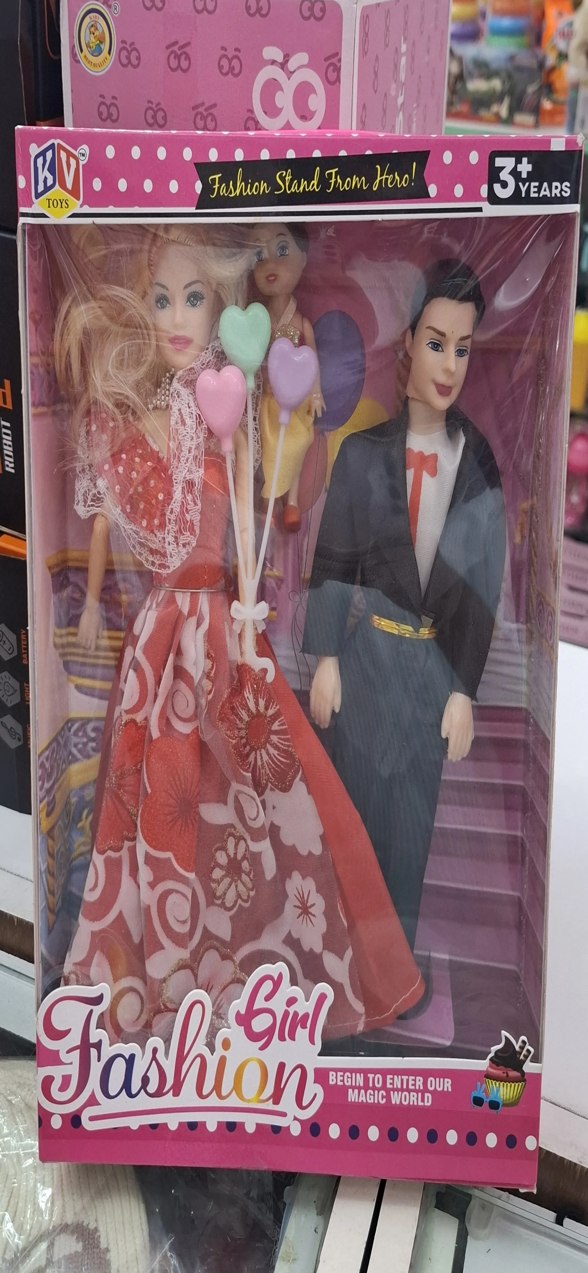 Fashion Girl Doll Set - KV Toys view 2