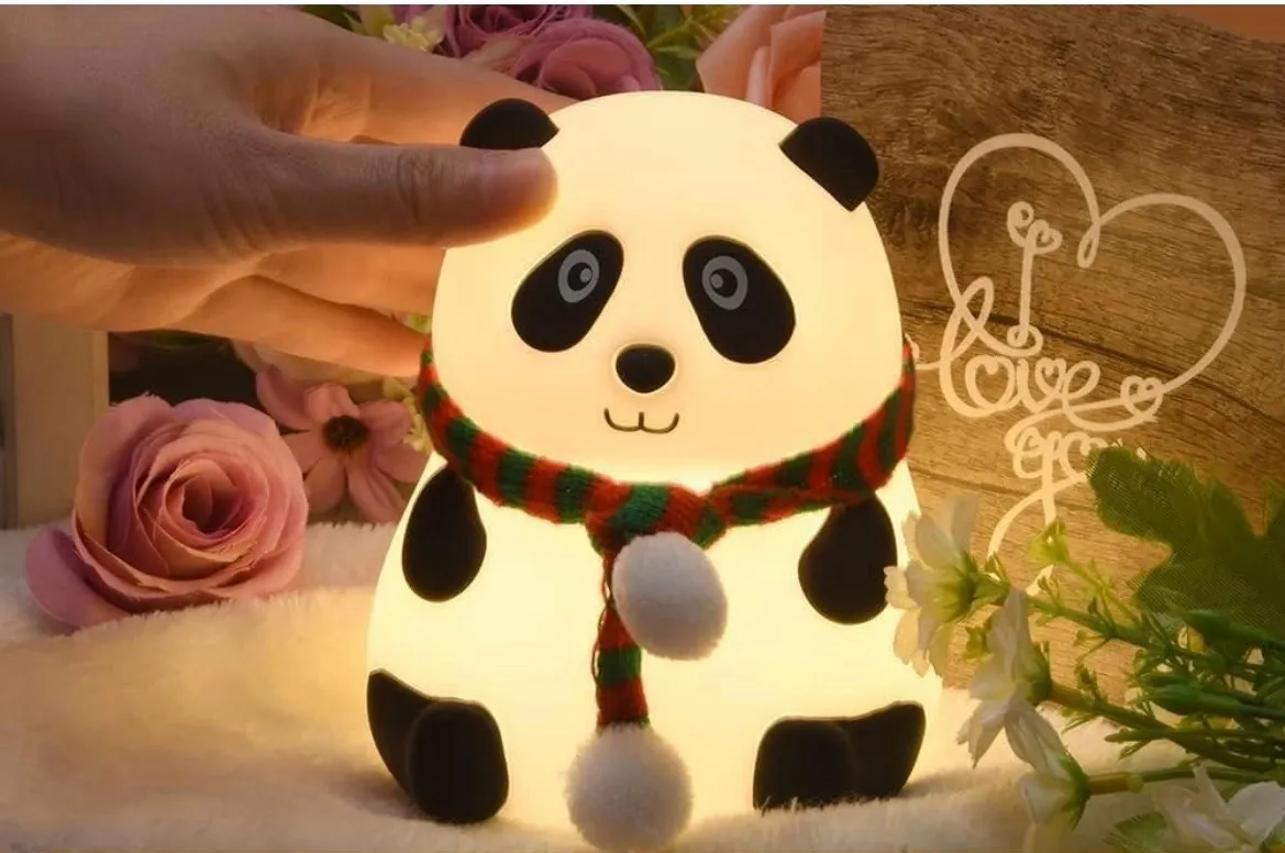 Panda Figurine with Scarf view 3