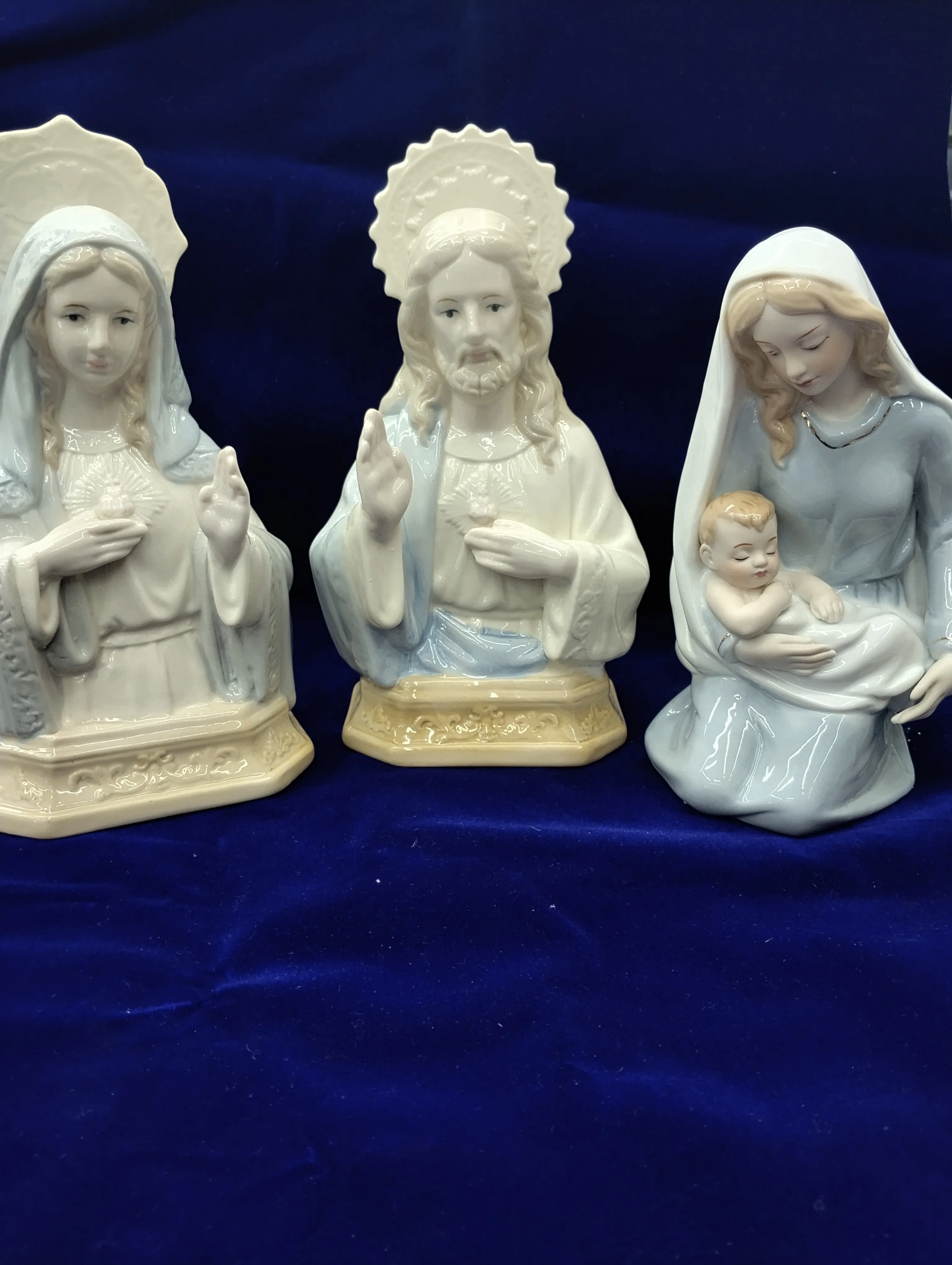 Porcelain Holy Family Statues view 2