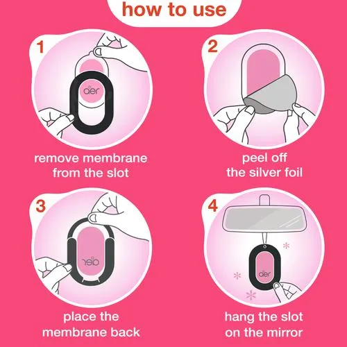Godrej Aer O Hanging Car Air Freshener - Rose Blossom 7.5 g view 4