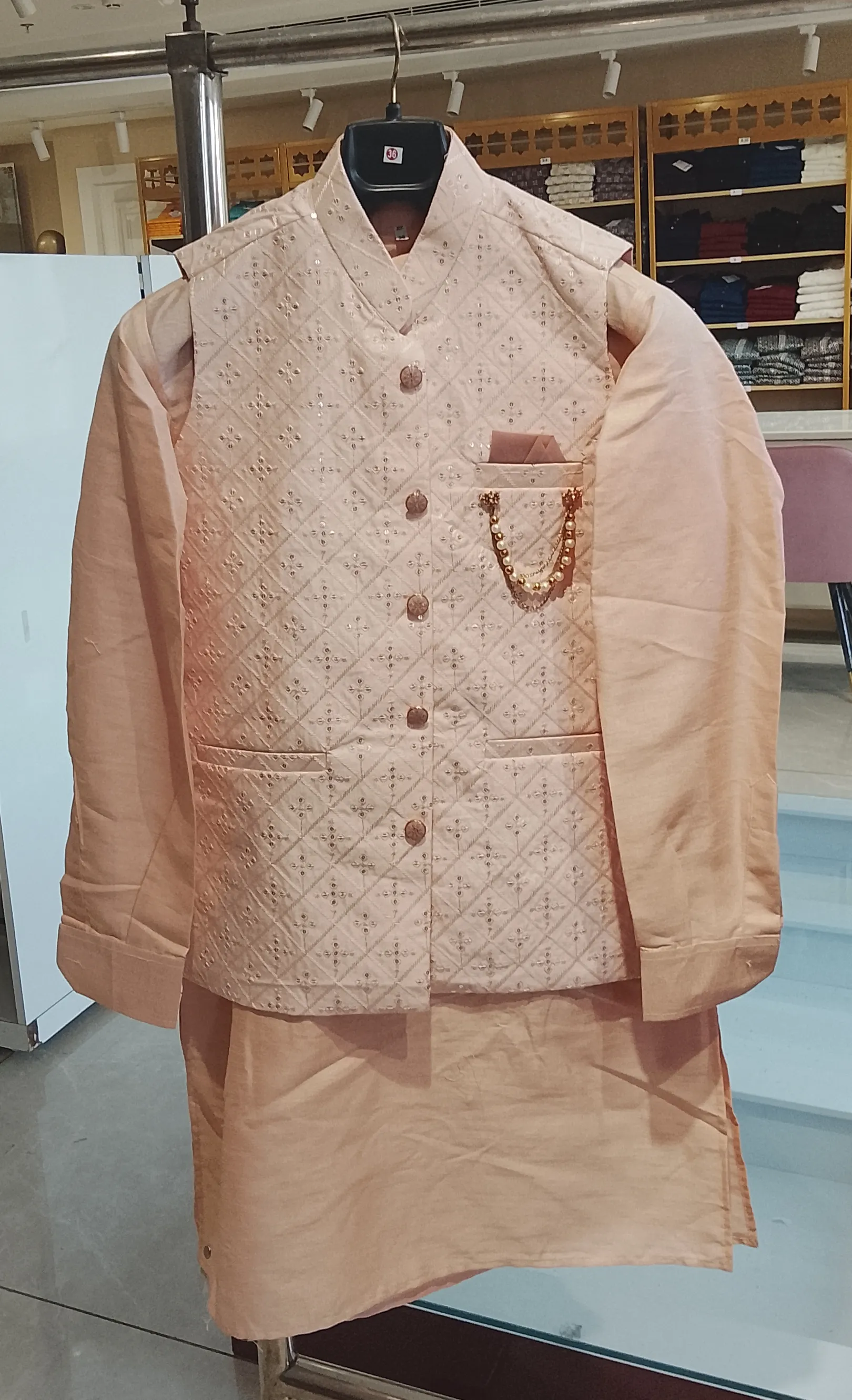Mens Traditional Kurta Set view 3