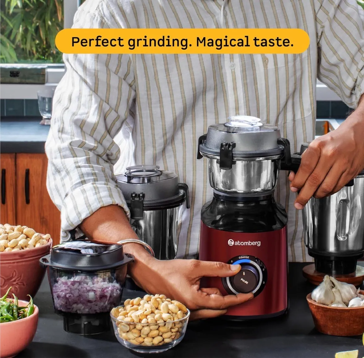 Atomberg Mixer Grinder Combo view 2