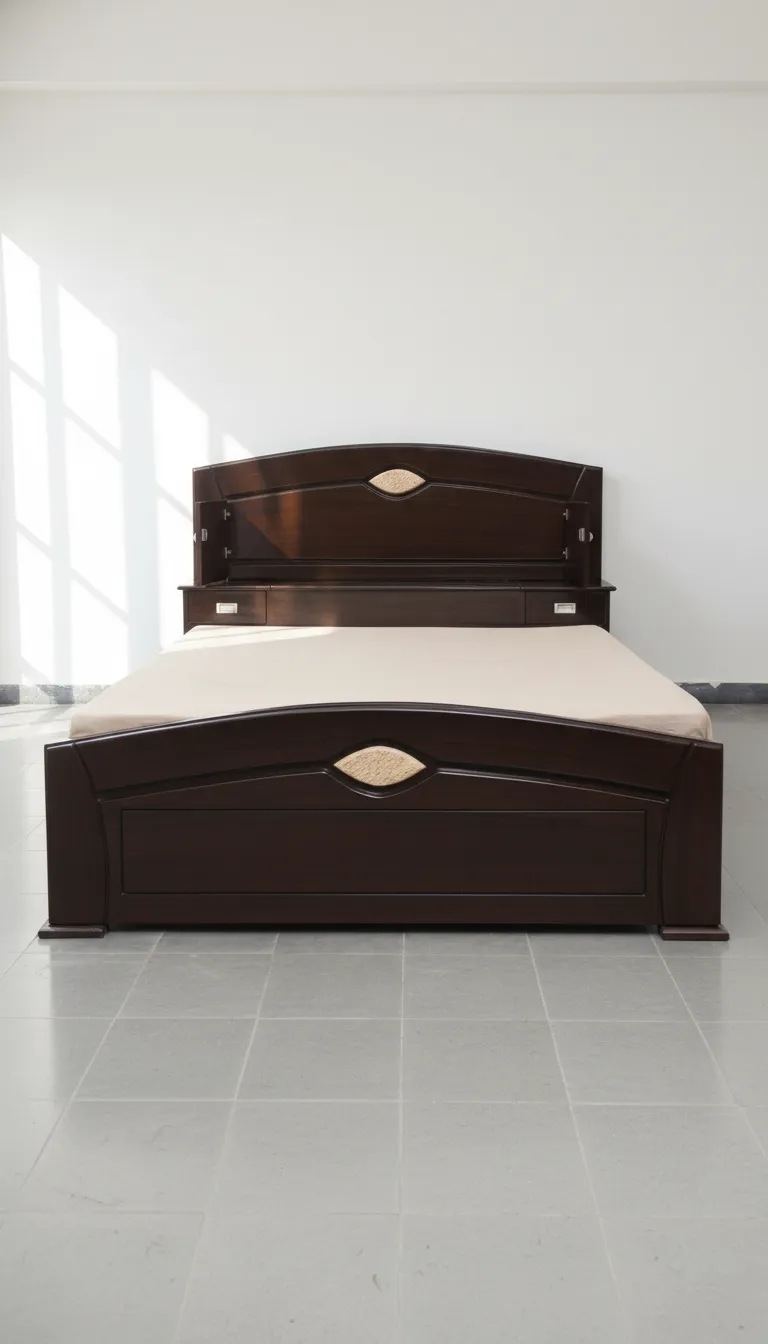 Head Storage With Bottom Box Cot view 2