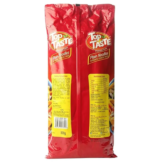 Tops Taste Plain Noodles 800 g view 2