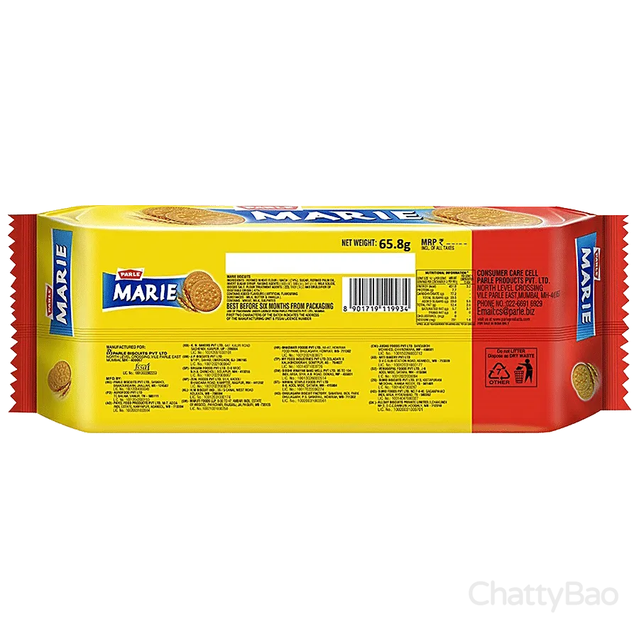 Parle Marie Biscuits 65 g view 2