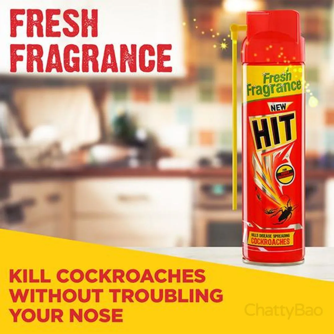 Hit Cockroach Killer Spray 200 ml view 4