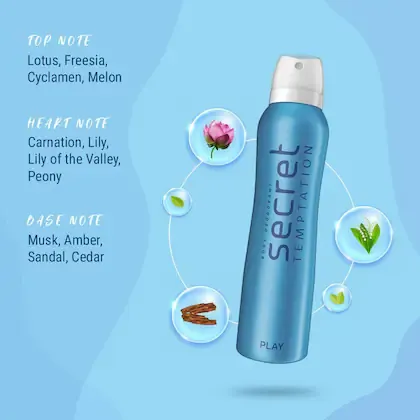 Secret Temptation Play Deodorant for Women 150 ml view 2