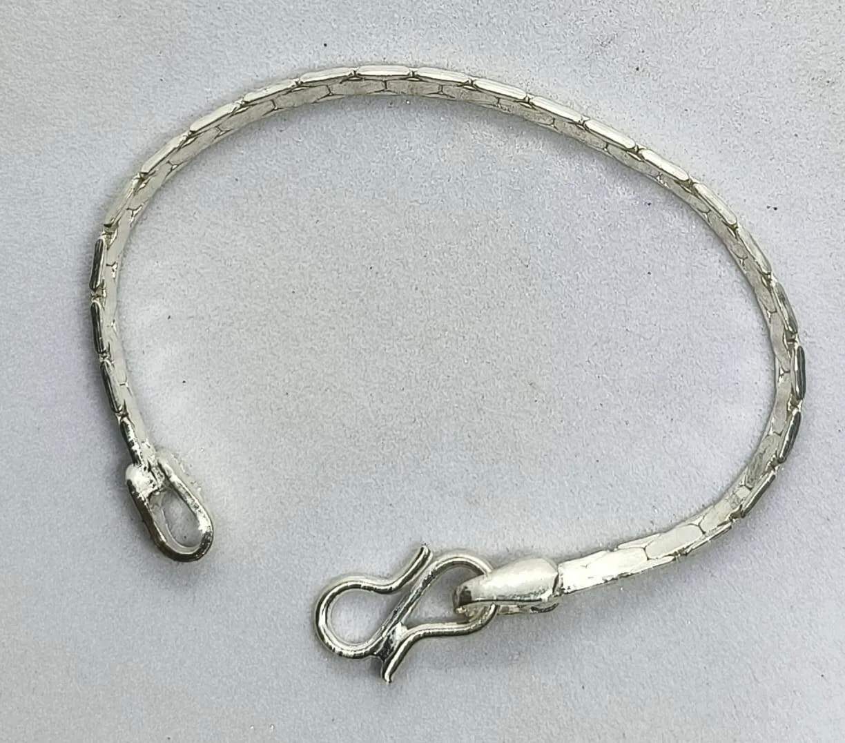 Silver Chain Bracelet (AVBR-15) view 4