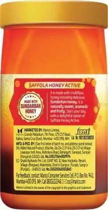 Saffola Honey Active ??100% Pure 250 g view 4