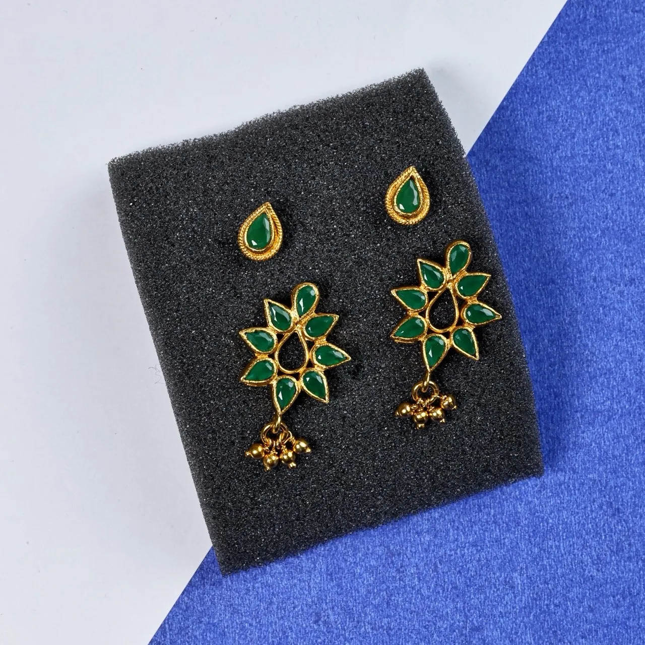 Convertible Kundan Inspired Earrings