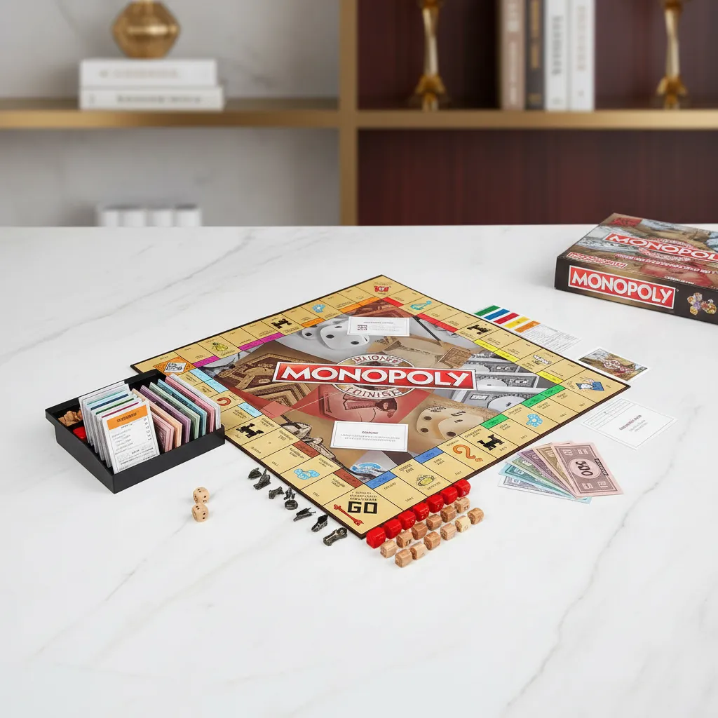 Monopoly Deluxe Edition Board Game, Fantasy Board Game, Games & Puzzles for Friends and Family, Board game for Boys and Girls Ages 8 years+ view 4
