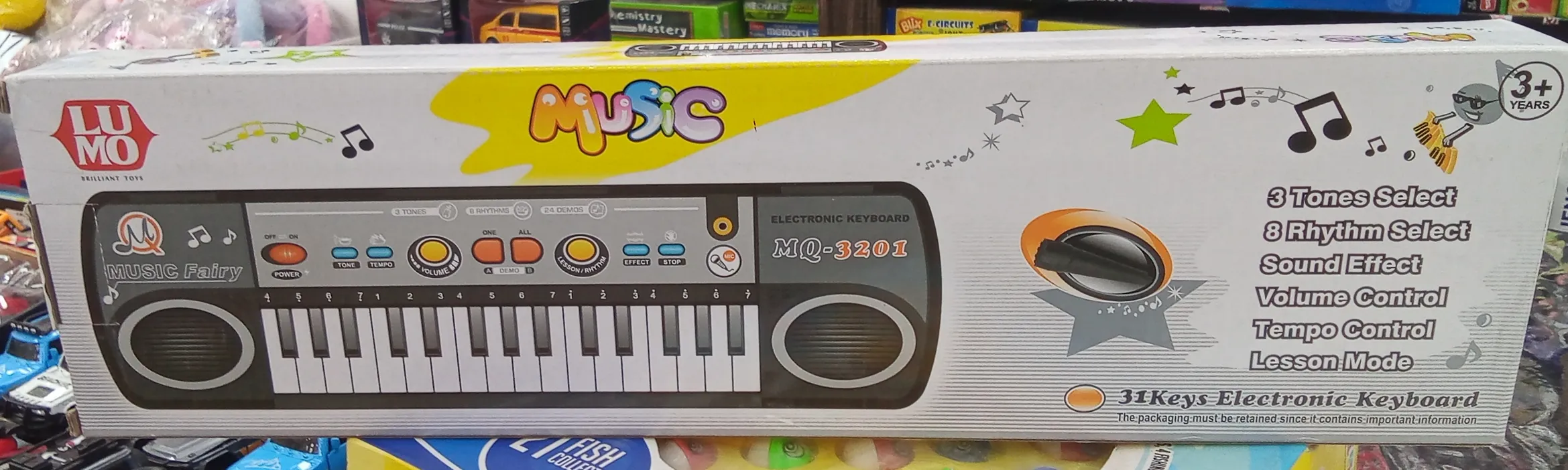 LUMO Music Fairy Electronic Keyboard MQ-3201 view 2