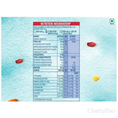 Kelloggs No Added Sugar Muesli 500 g view 3