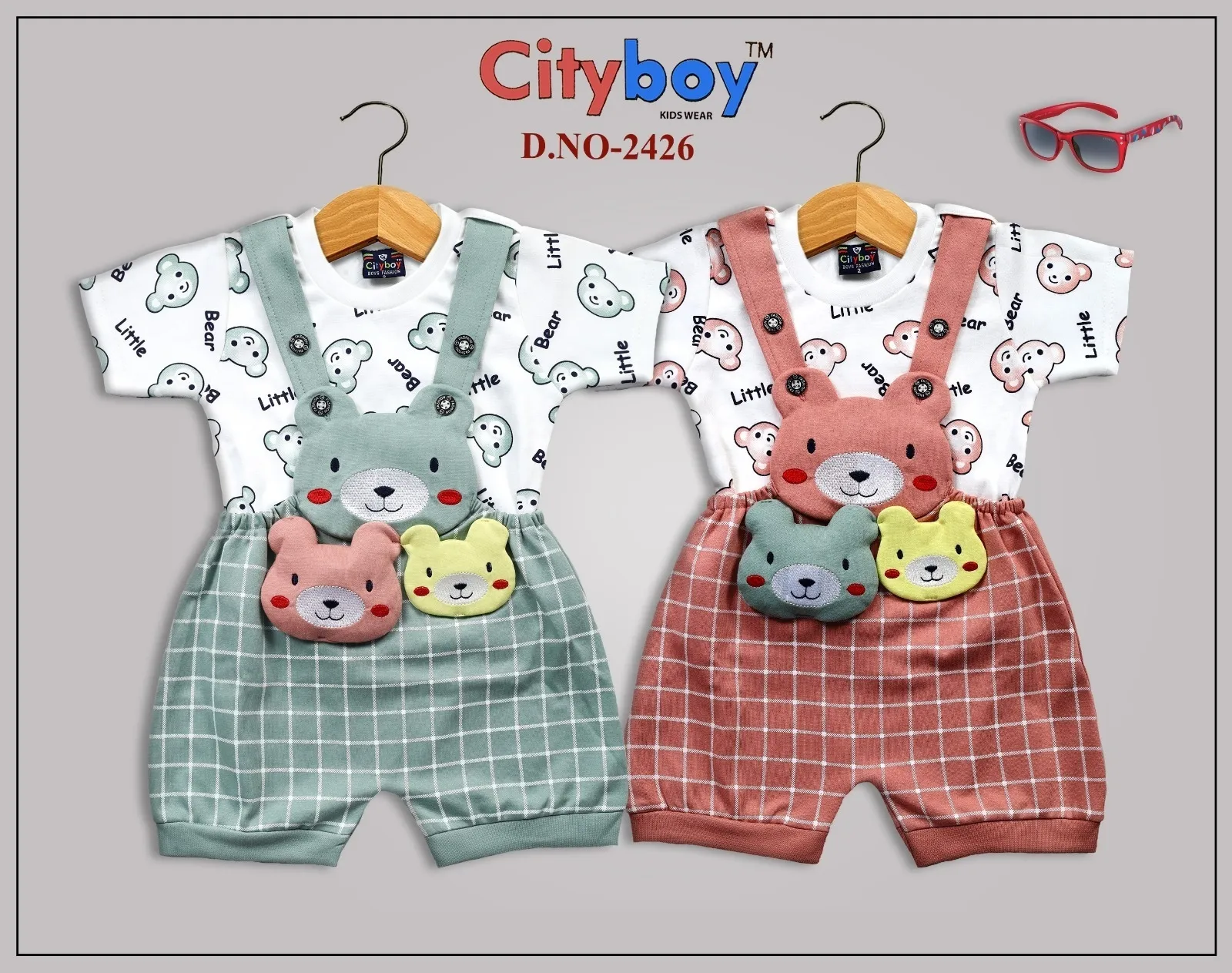 Cityboy Kids Dungaree Set view 3
