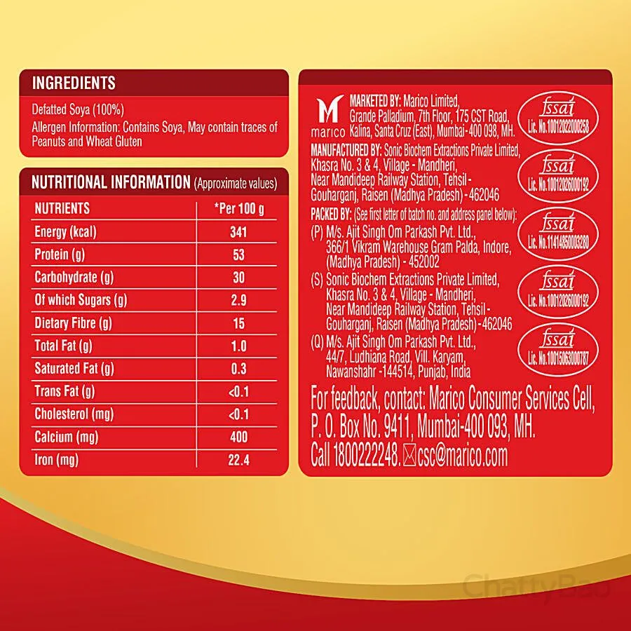 Saffola Mealmaker - Soya Chunks 200 g view 3